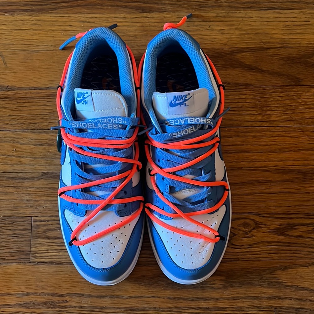 Nike dunk lows Off-White Futura UNC